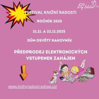 Tento pátek a sobotu, tzn. 21. - 22. 11. 2025, zvu do Rakovníka na @veletrh_knizni_radosti 🌹 jedná se o nádhernou menší...